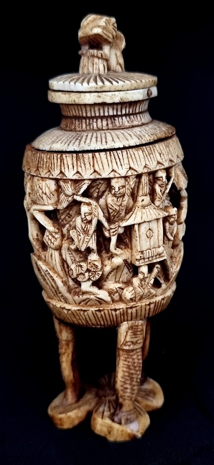 Jars & old three leg pot
