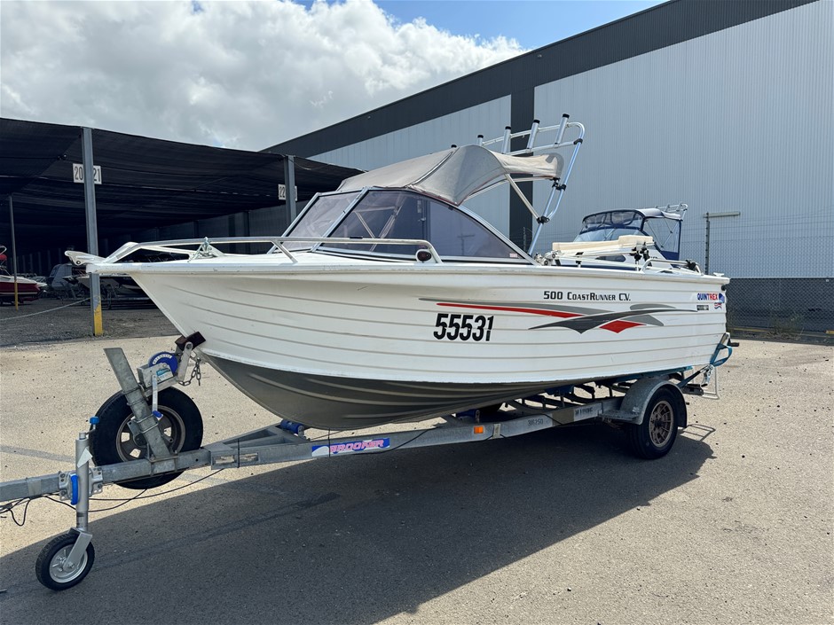 QUINTREX 500 COAST RUNNER C.V RUNABOUT Auction (0001-10081788) | Grays ...