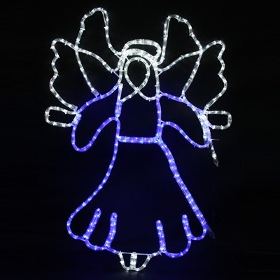 92cm Flashing Angel Rope Light Xmas Disp
