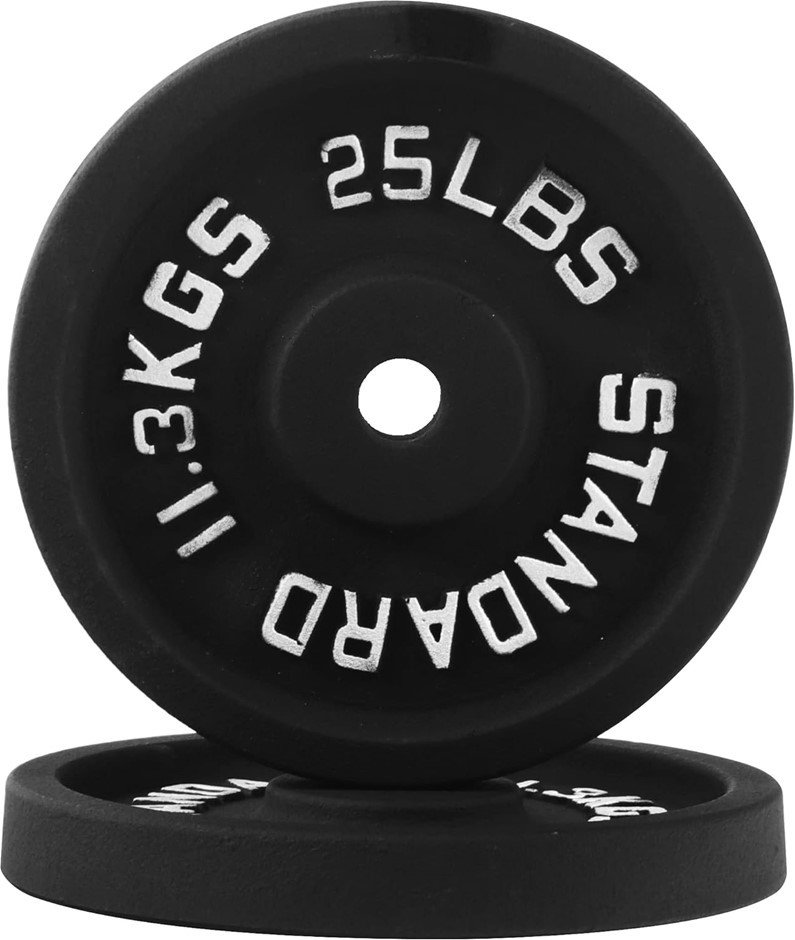 BALANCEFORM Cast Iron Plate Weight Plate for Strength Training, Weightlifti