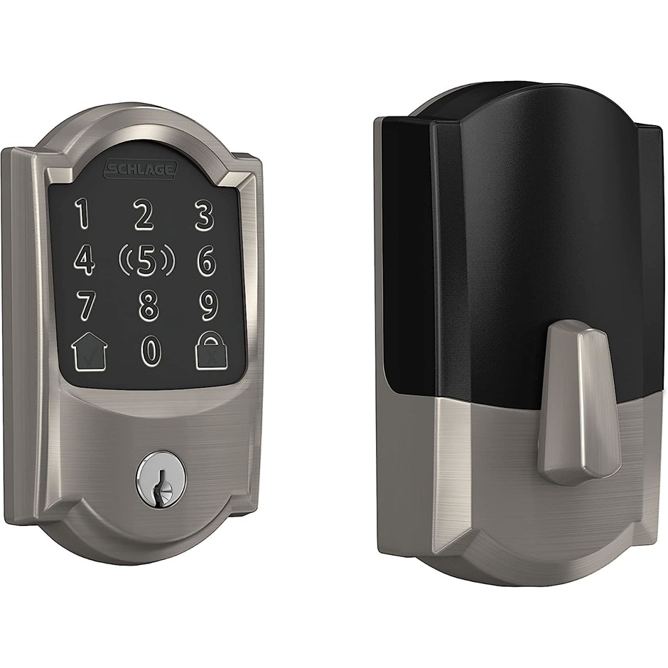 SCHLAGE BE499WB CAM 619 Encode Plus WiFi Deadbolt Smart Lock w/ Apple Home Auction (01025054714