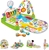 FISHER-PRICE Deluxe Kick and Play Piano Gym and Maracas.