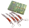 2 x Sets of 4 Mini Pocket Knives 50mm Closed.  Buyers Note - Discount Freig