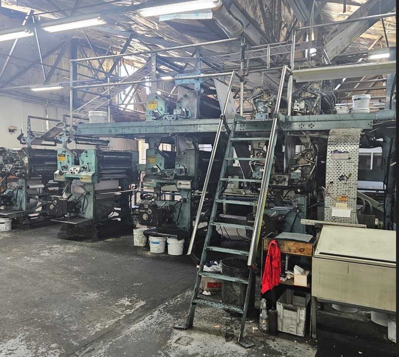 Newspaper Printing Business Closure 