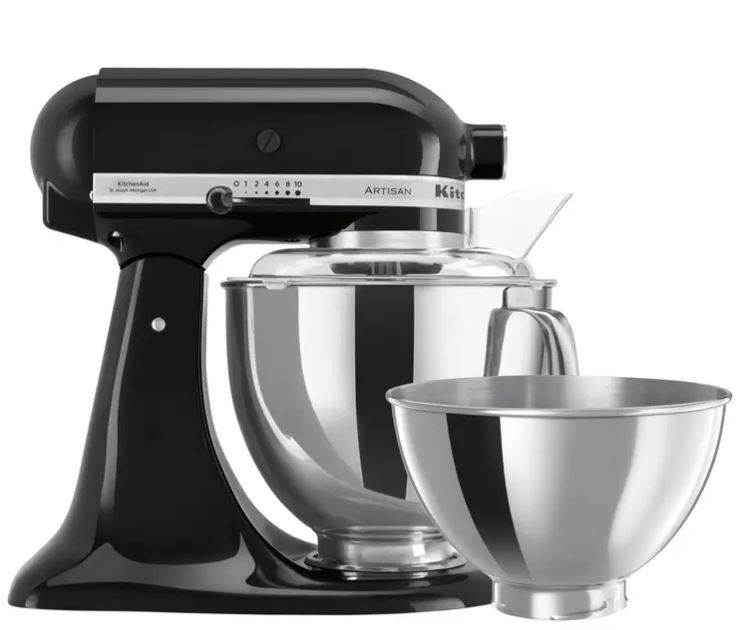 KITCHENAIDE KSM160 TiltHead Artisan Stand Mixer, Onyx Black. NB Used