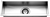 HOUZER CTB-2385 Contempo Trough Series Undermount Stainless Steel Bar/Prep