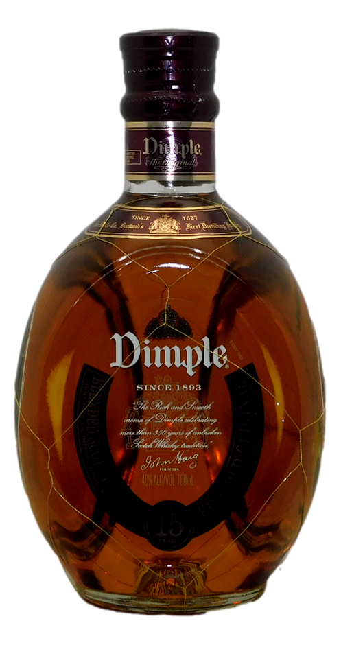 Dimple 15 Years Old Scotch Whisky (1x 700mL) Scotland. Auction (0008 ...