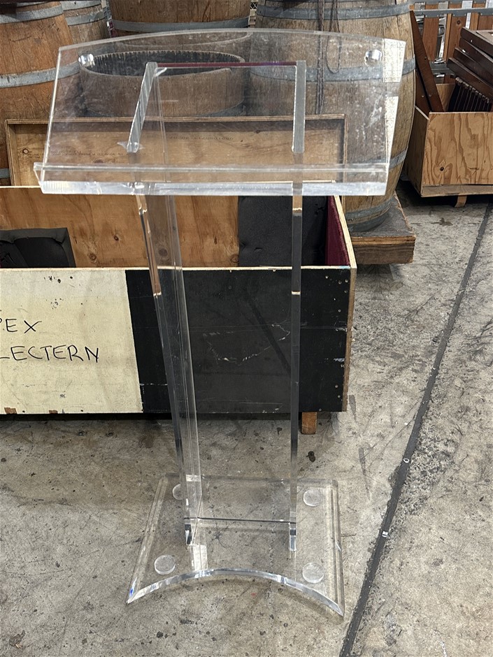 Perspex Lectern Auction (01085055310) Grays Australia