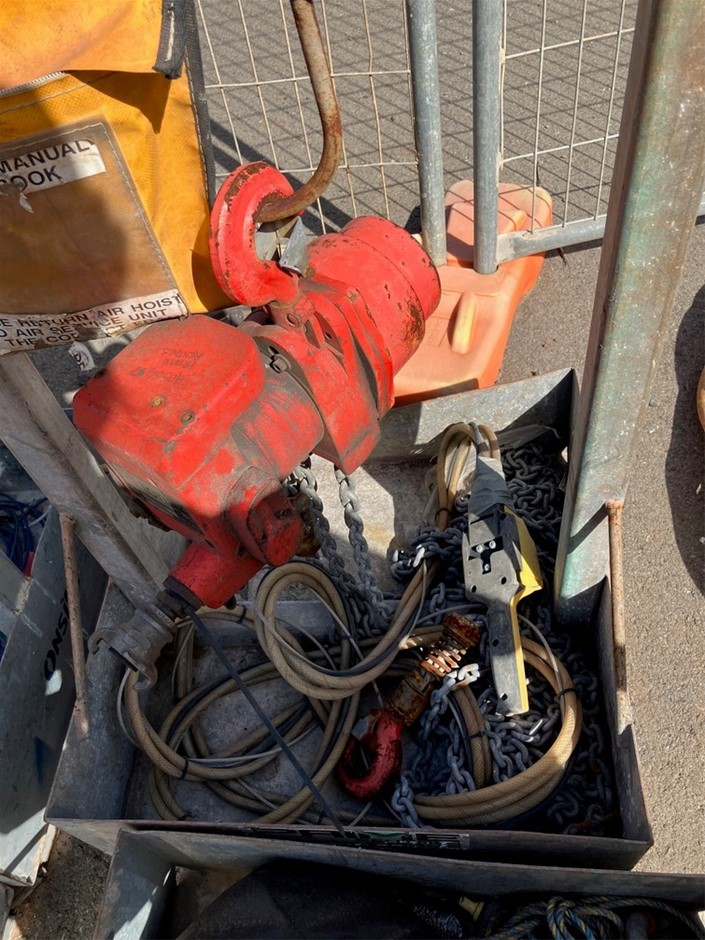 2018 Toku TRC1000PE Air Hoist 1ton 20m Drop (Gladstone) Auction (0052