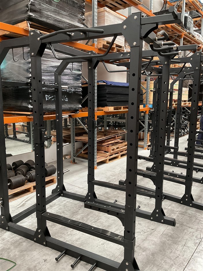 1x Steel Fabricated Squat Rack Auction (0053-3028048) | Grays Australia
