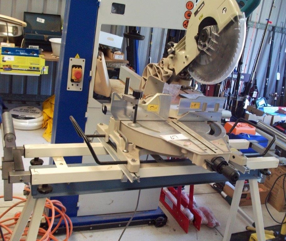 Cut Off Saw on Movable Work Stand Auction (0067-9048061) | Grays Australia