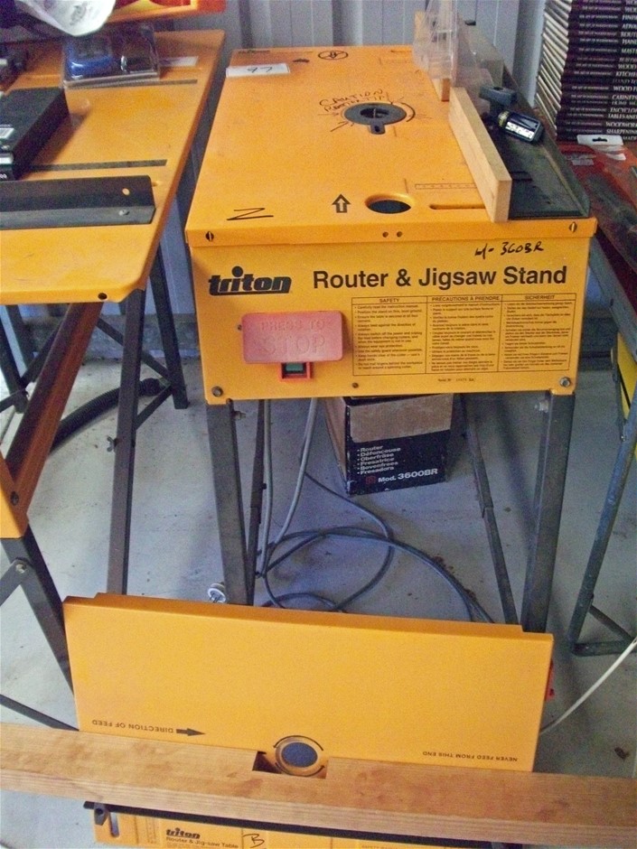 Router & Jigsaw Stand Auction (00979048061) Grays Australia