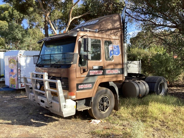 Volvo Prime Mover, Ablution Block Trailer & Jumping Castles