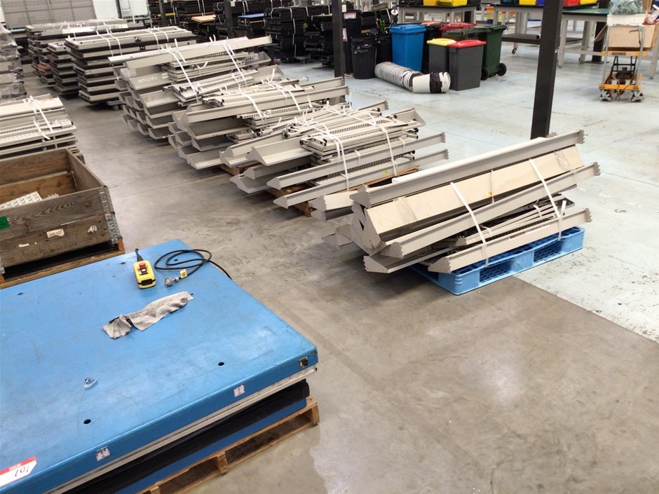Large Qty Metal Shelf/Rack Components Auction (0263-7049539) | Grays ...