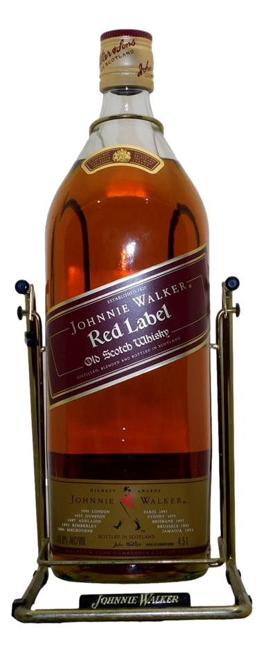 Johnnie Walker Red Label Scotch Whisky Cradle (1x 4.5L) Scotland
