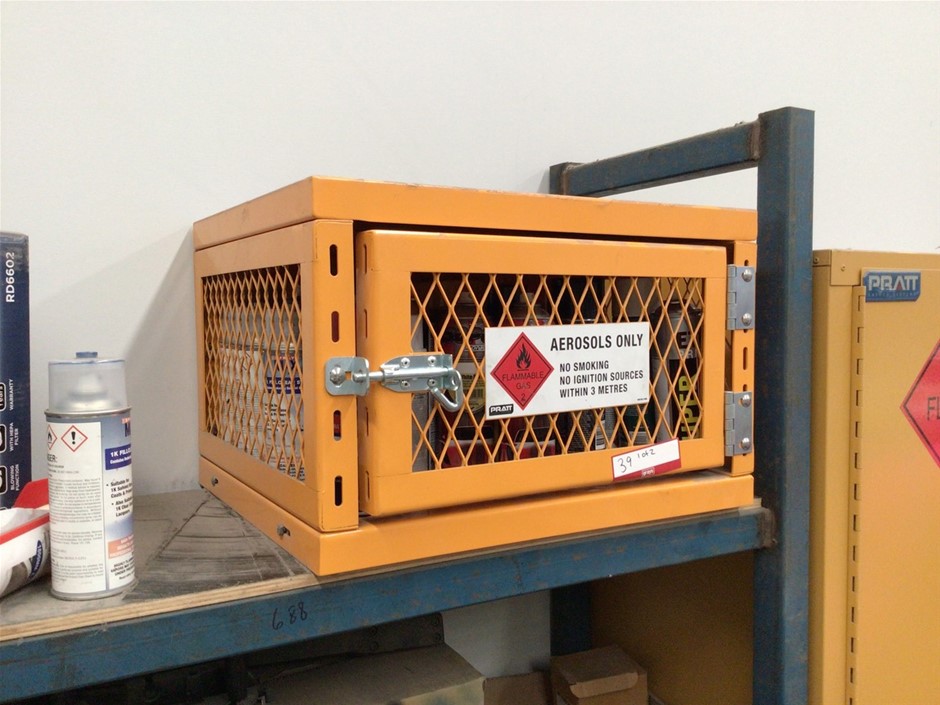 Flammable And Aerosol Storage Cabinets Auction (0039-7049677) | Grays ...