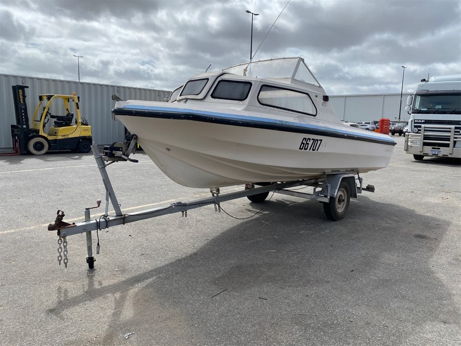 SWIFTCRAFT SEAGULL HALFCABIN -NO RESERVE 