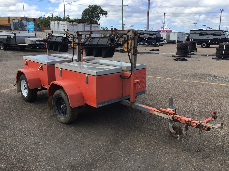 NO RESERVE! 2 x Traffic Control Unit Trailer