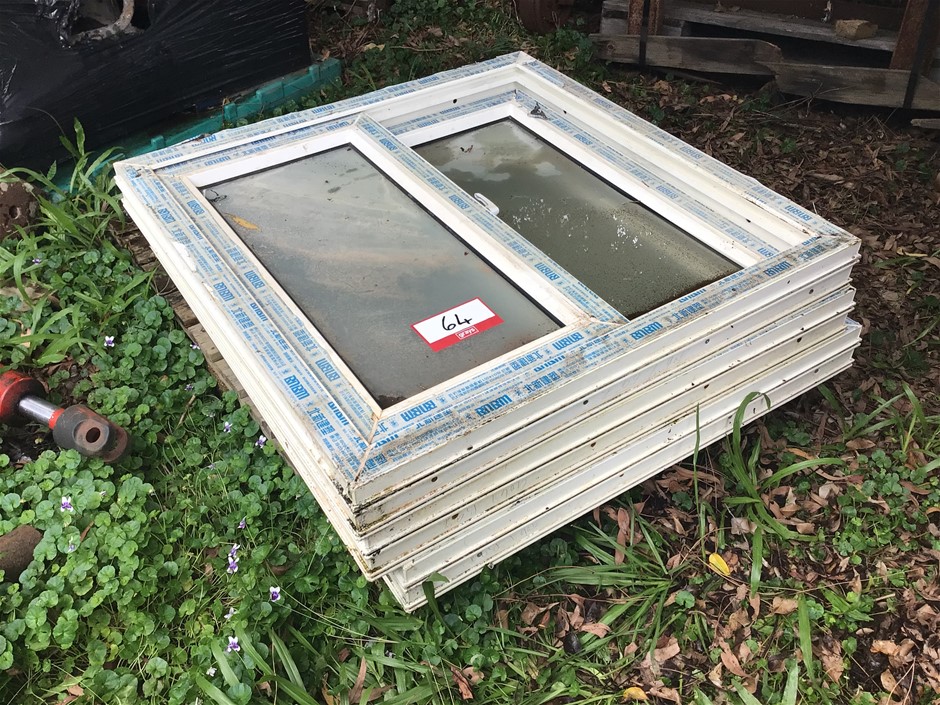 Qty 3x Sliding Glass Window Sets Auction (0064-7049895) | Grays Australia