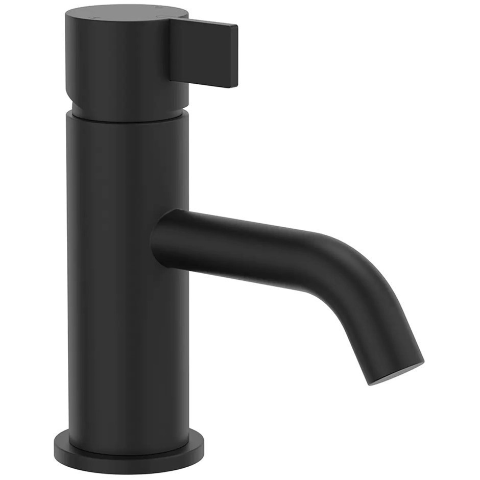 CLARK Round Blade Basin Mixer, Matte Black, WELS 5 Star, 6L/min