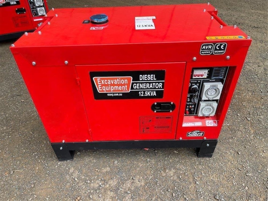 Unused 2024 12.5kVA Generator with ATS Auction (0014-7050200) | Grays ...