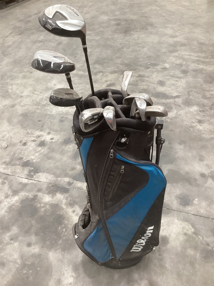 1x Set of Wilson Matrix Golf Clubs Auction (00543028403) Grays Australia