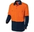 5 x WORKSENSE Cotton Polo Long Sleeve Shirt, Size L, Orange/Navy. Buyers N