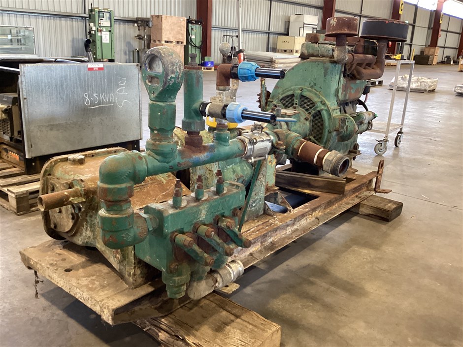 Skid Mounted Engine And Water Pump