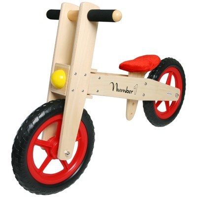 Children's Wooden Balance Bike - Number 