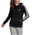 ADIDAS Women's 3S Fleece Zipp Hoodie, Size M, Cotton/ Polyester, Black/Whit