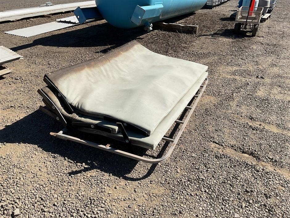 3x Foam Padding on Steel Frame Auction (0191-3028913) | Grays Australia
