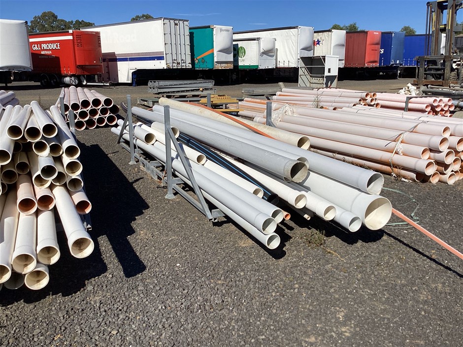 A Quantity of Assorted PVC Pipes Auction (0214-3028913) | Grays Australia