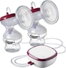 TOMMEE TIPPEE Made for Me Double Electric Breast Pump, USB Rechargeable. Po