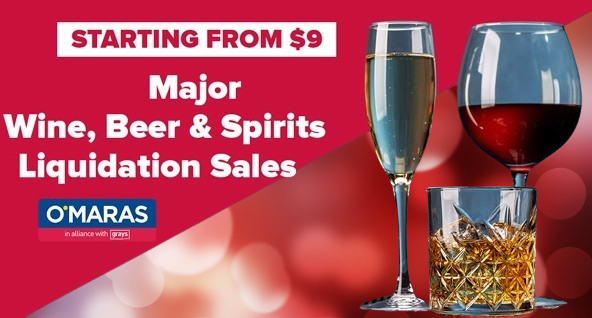 Major Wine, Beer & Spirits Liquidation Event -  NSW Pickup