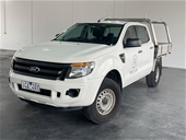 2014 Ford Ranger XL 4X2 Hi-Rider PX TD AT Crew Cab Chassis