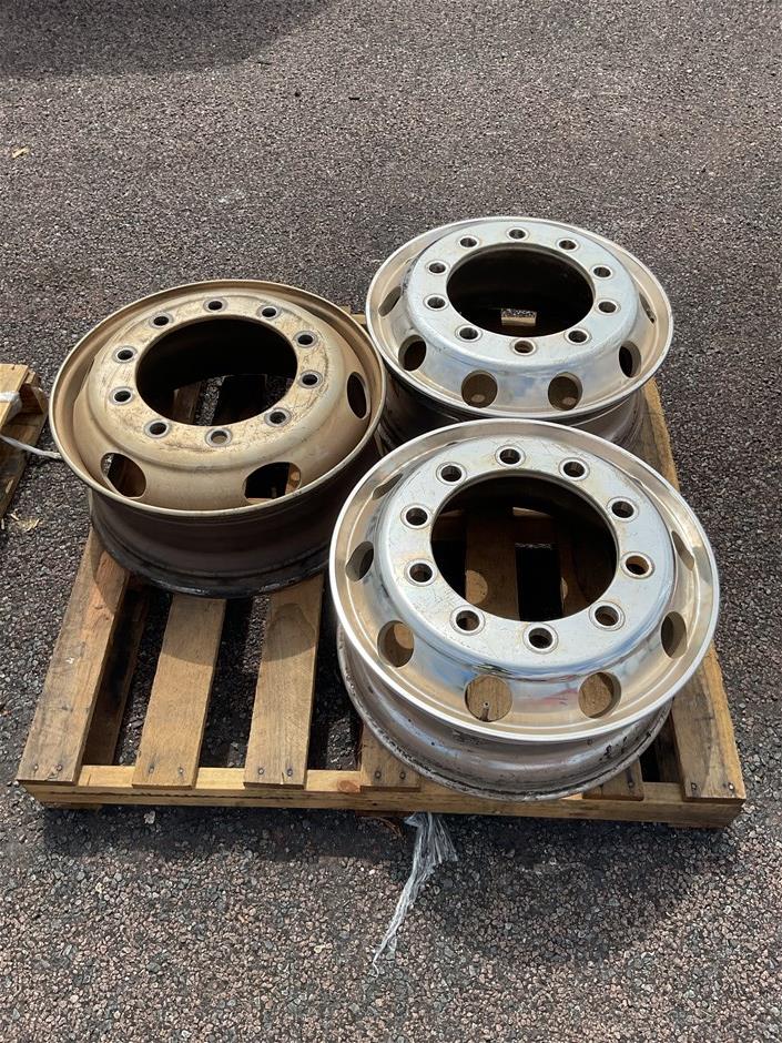 3x Truck Rims 10 Stud Auction (0006-8018617) | Grays Australia