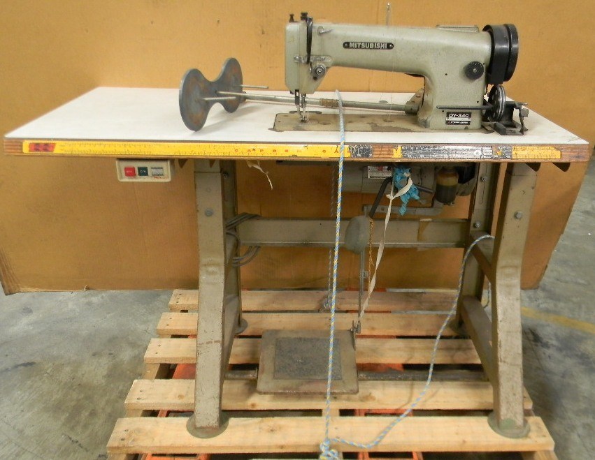 Mitsubishi Industrial Sewing Machine With Variable Clutch Motor, M/N DY-340  Auction (0001-5008504) | Grays Australia