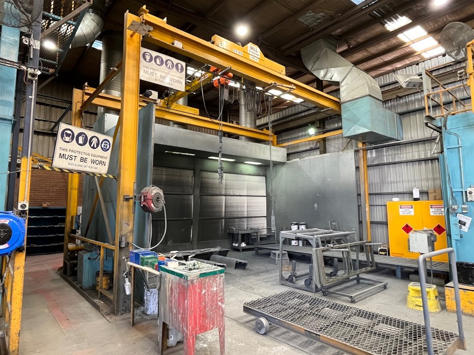 Powder Coating Paint Line, Oil Tanks