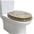 LOO WITH A VIEW EUSC002-1 Clear Sand and Shell Soft Close Toilet Seat 2 Pie