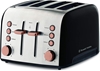 RUSSELL HOBBS Brooklyn Toaster 4 Slice, Colour: Copper, Extra wide toasting