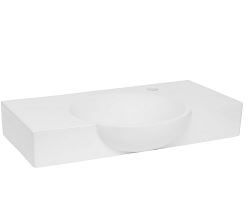 Shelf Basin 700x450x130, 1 Tap Hole