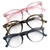 5 x FOSTER GRANT Design Optics Readers Glasses with Cases, Prescription +2.