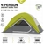 CORE Equipment Core 4 Person Instant Dome Tent - 9' x 7', Green.