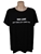 2 x DKNY Women's Logo Tee, Size L, 60% Cotton, Black & White, 143104.