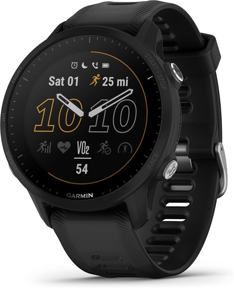 GARMIN Forerunner® 955, Black, GPS Fitness Smartwatch. Buyers Note - Disco
