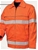 WS WORKWEAR Mens Cotton Long Length Jacket, Size 4XL, Orange. Features Refl