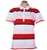TOMMY HILFIGER Women's Heritage RGB Polo, Size 2XL, 94% Cotton, Pink Multi