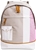 RAZOR STATIONARY Lightweight School Backpack, Cream/Pink. Buyers Note - Di