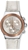 SWATCH Men's Irony Swiss Quartz Chronograph Watch, Silver Dial/White Leathe
