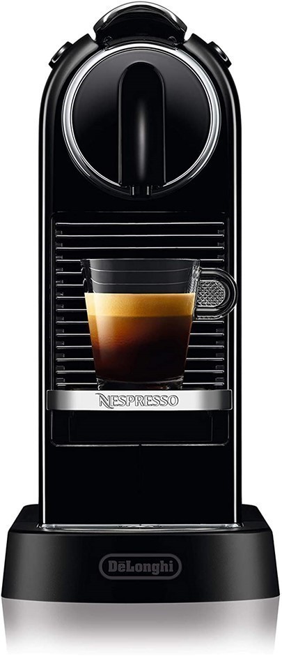 DE'LONGHI Nespresso Citiz Solo Capsule Coffee Machine, Black, Model: EN167B